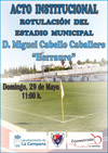 Inauguración Rotulación Campo de Futbol 100